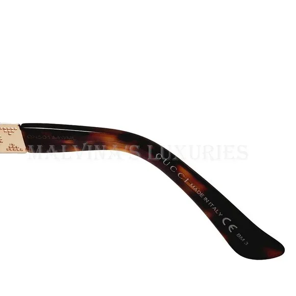 GUCCI SUNGLASSES GG 4266/S GOLD COPPER DIAMOND GG MONOGRAM  display picture 1